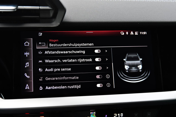 Audi A3 Sportback 40 TFSI e 3x S-Line. RS Zetels, Pano, ACC, Keyless, Camera, Matrix, 19'', CarPlay!