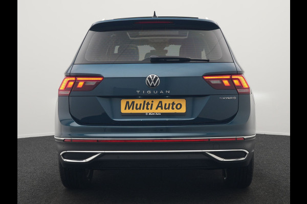 Volkswagen Tiguan 1.4 TSI eHybrid Elegance Plug In Hybrid 245pk PHEV | Panodak | IQ Light | Adaptive Cruise | Alcantara Sportstoelen Verwarmd | Apple Carplay | Sfeerverlichting | Stuur Verwarmd | Navigatie | Virtual | DAB |