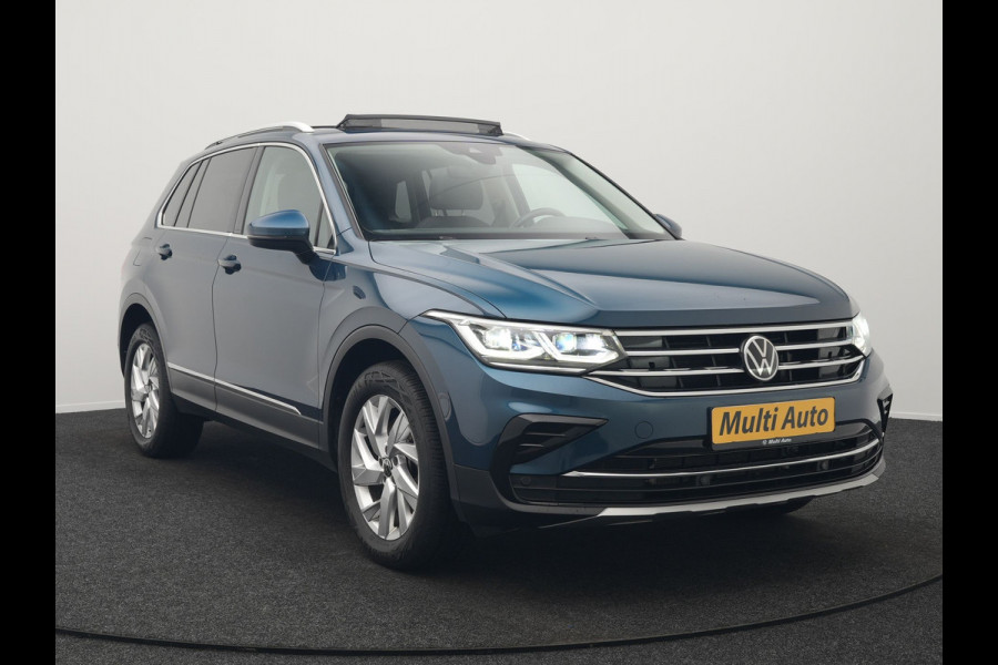 Volkswagen Tiguan 1.4 TSI eHybrid Elegance Plug In Hybrid 245pk PHEV | Panodak | IQ Light | Adaptive Cruise | Alcantara Sportstoelen Verwarmd | Apple Carplay | Sfeerverlichting | Stuur Verwarmd | Navigatie | Virtual | DAB |