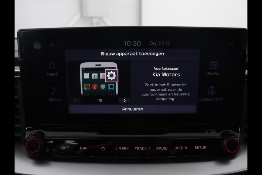 Kia Ceed 1.5 T-GDi GT-Line | Trekhaak | Stoel & stuurverwarming | Leder/Alcantara | Camera | Adaptive cruise | Park Assist | Climate control | Full LED | Carplay | Navigatie | Sportstoelen