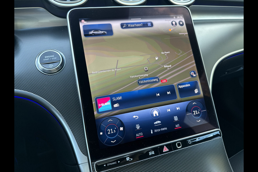 Mercedes-Benz C-Klasse 180 Luxury Line | Sfeerverl. | Memory seat | Carplay | Dodehoek as.