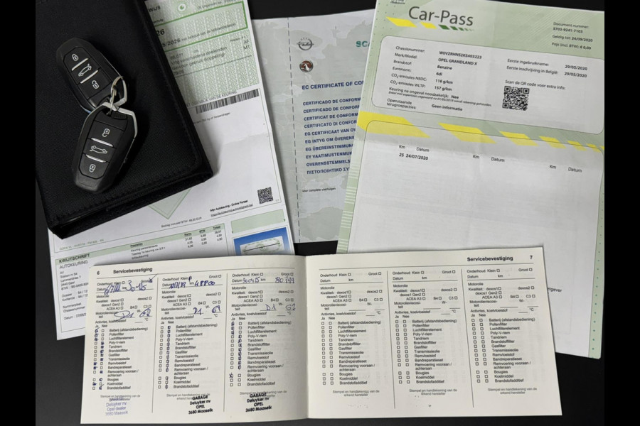 Opel Grandland X 1.2 Turbo Innovation Automaat Cruise control Dodehoek detectie Apple/Android Carplay Climate control