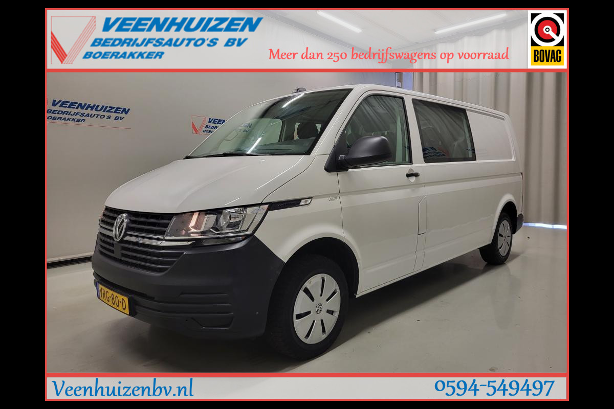 Volkswagen Transporter 2.0TDI L2/H1 Dubbele Cabine Euro 6!