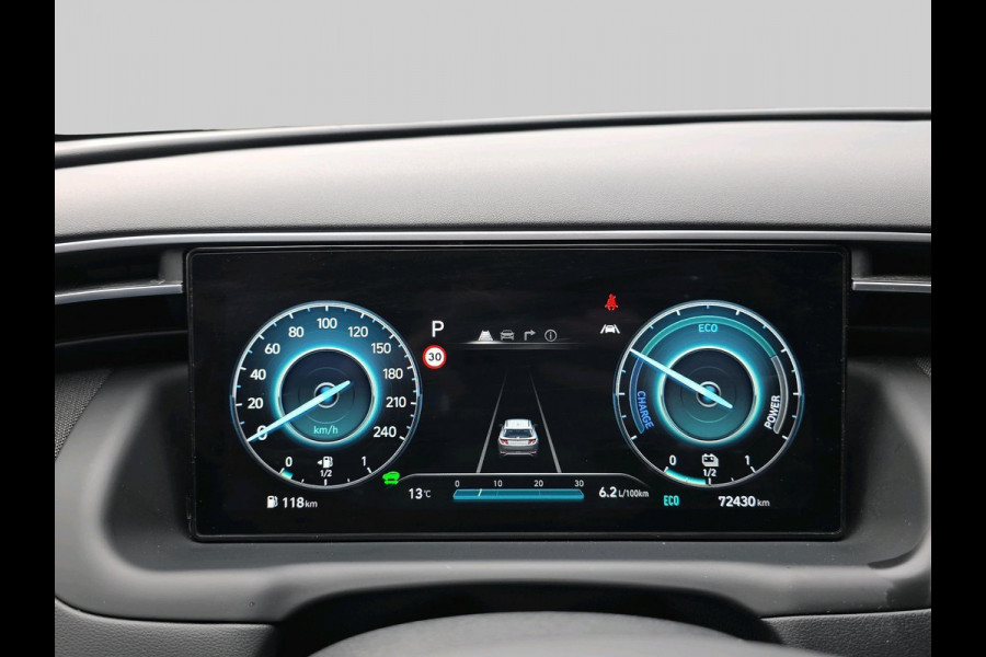 Hyundai Tucson 1.6 T-GDI HEV Premium Sky | schuifdak | volleder | trekhaak afneembaar | Stoelverwarming/koeling | 360 camera |