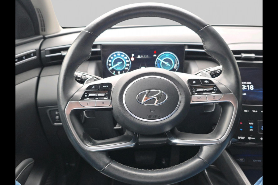 Hyundai Tucson 1.6 T-GDI HEV Premium Sky | schuifdak | volleder | trekhaak afneembaar | Stoelverwarming/koeling | 360 camera |