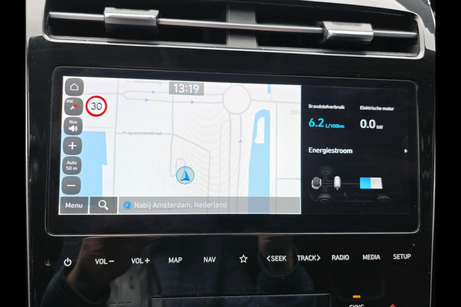 Hyundai Tucson 1.6 T-GDI HEV Premium Sky | schuifdak | volleder | trekhaak afneembaar | Stoelverwarming/koeling | 360 camera |