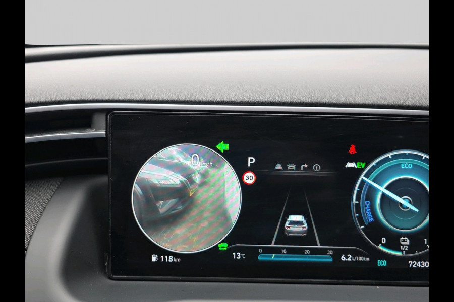 Hyundai Tucson 1.6 T-GDI HEV Premium Sky | schuifdak | volleder | trekhaak afneembaar | Stoelverwarming/koeling | 360 camera |