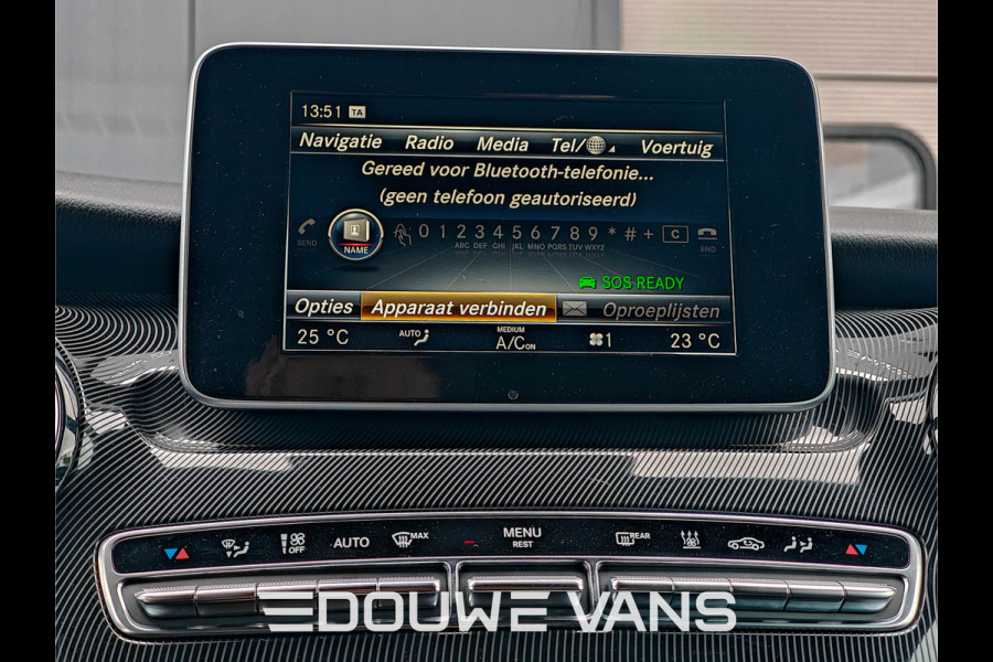 Mercedes-Benz V-Klasse V220 L2 Edition Trekhaak LED Enkel Cabine 2x Schuifdeur Trekhaak Dubbel Cabine mogelijk.