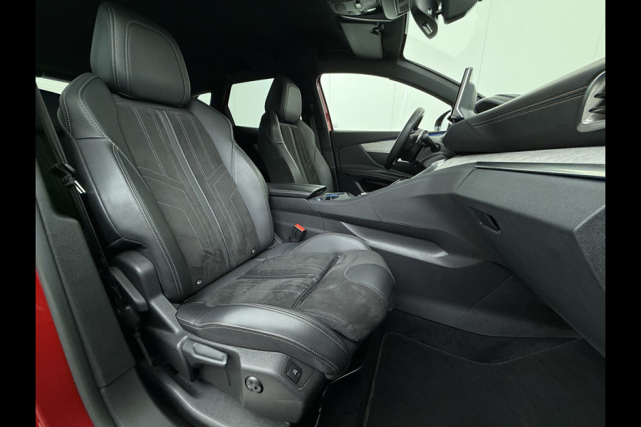 Peugeot 3008 1.6T 225pk AUT-8 GT Pack HYbrid Leer/Alcantara+Elektr.+Verwarmd Trekhaak Navi360°Camera Apple Carplay Android Ecc HiFi Premium FOCAL® Zwarte Hemel Lane Assist Dodehoekwaarschuwing 1e Eigenaar Origineel Nederlandse Auto Nieuwprijs €51.858,-
