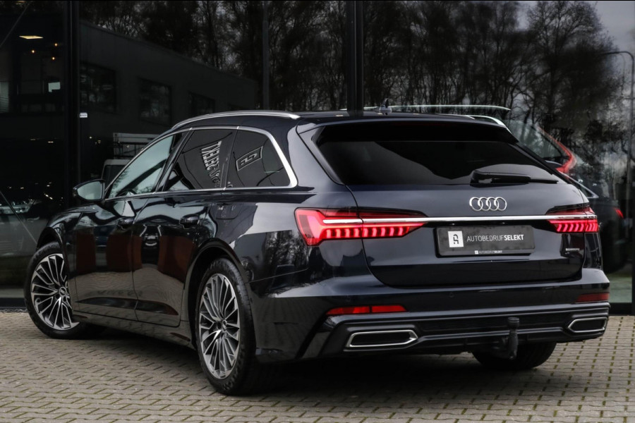 Audi A6 Avant 55 TFSI e quattro - PANO - TREKHAAK - MATRIX - 360 CAM - ELETKR. STOELEN - STUURWIEL VERWARMD - COMPETITION - 367pk
