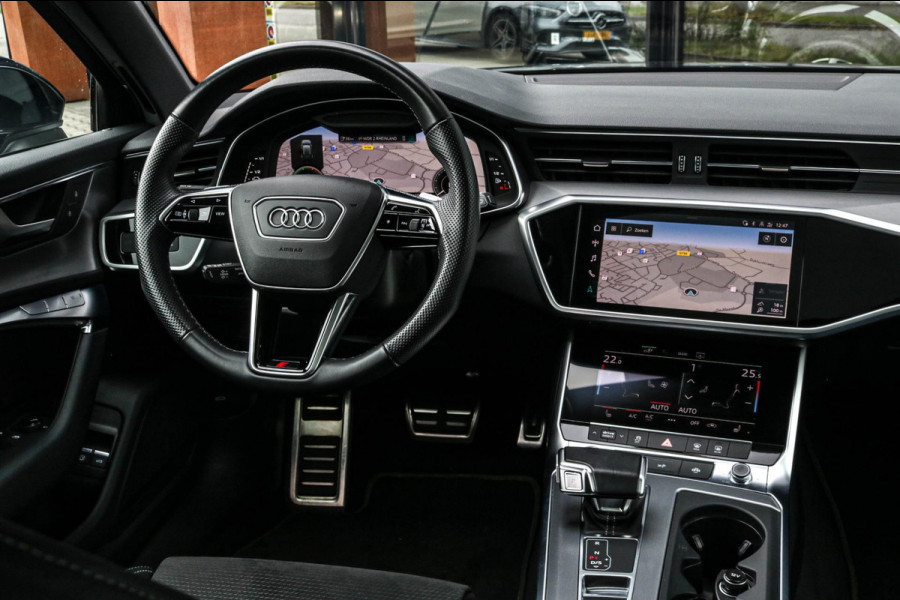 Audi A6 Avant 55 TFSI e quattro - PANO - TREKHAAK - MATRIX - 360 CAM - ELETKR. STOELEN - STUURWIEL VERWARMD - COMPETITION - 367pk