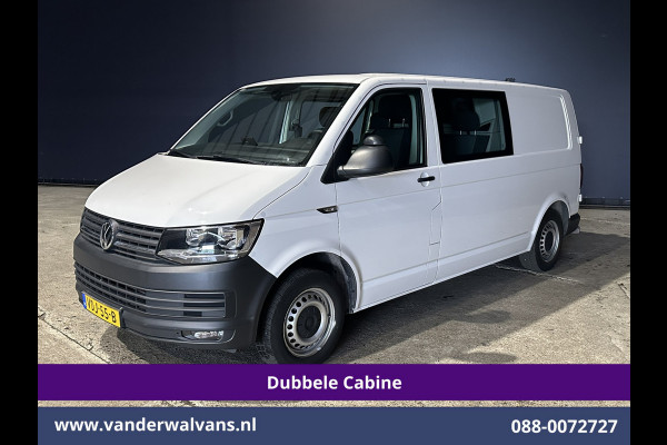 Volkswagen Transporter 2.0 TDI 150pk L2H1 Dubbele Cabine Euro6 inrichting Airco | 5-Zits | Camera | Cruisecontrol | 2500kg Trekhaak Parkeersensoren