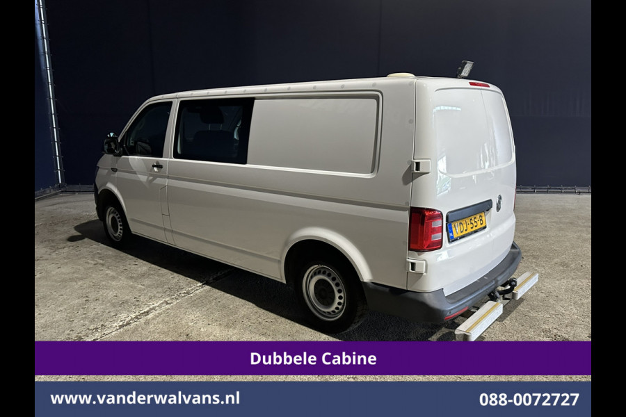 Volkswagen Transporter 2.0 TDI 150pk L2H1 Dubbele Cabine Euro6 inrichting Airco | 5-Zits | Camera | Cruisecontrol | 2500kg Trekhaak Parkeersensoren