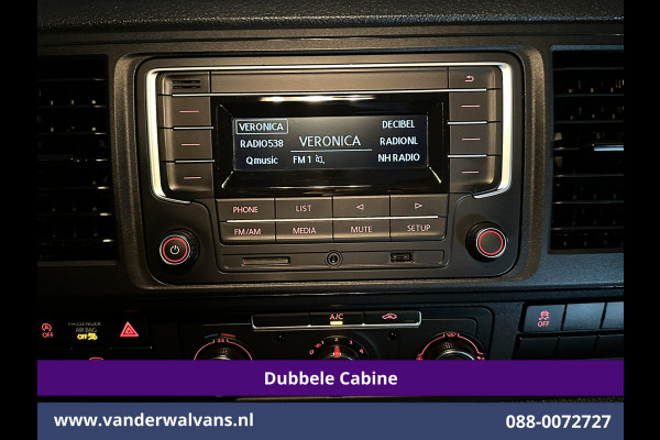 Volkswagen Transporter 2.0 TDI 150pk L2H1 Dubbele Cabine Euro6 inrichting Airco | 5-Zits | Camera | Cruisecontrol | 2500kg Trekhaak Parkeersensoren