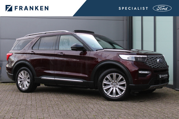 Ford Explorer 3.0 V6 EcoBoost PHEV Platinum | Panoramadak | Leder | Massage | B&O