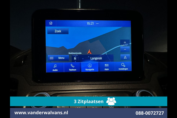Ford Transit Connect 1.5 EcoBlue 120pk L2H1 Euro6 Airco | 3-Zits | Camera | Navigatie | Stoelverwarming | Verwarmde voorruit Parkeersensoren, Bijrijdersbank