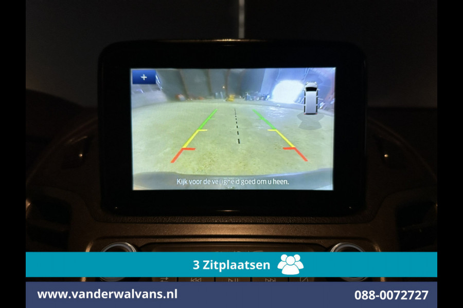 Ford Transit Connect 1.5 EcoBlue 120pk L2H1 Euro6 Airco | 3-Zits | Camera | Navigatie | Stoelverwarming | Verwarmde voorruit Parkeersensoren, Bijrijdersbank