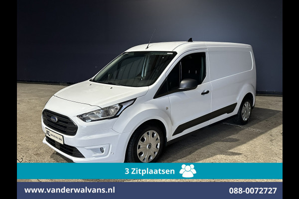 Ford Transit Connect 1.5 EcoBlue 120pk L2H1 Euro6 Airco | 3-Zits | Camera | Navigatie | Stoelverwarming | Verwarmde voorruit Parkeersensoren, Bijrijdersbank