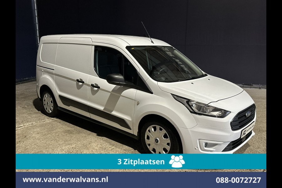Ford Transit Connect 1.5 EcoBlue 120pk L2H1 Euro6 Airco | 3-Zits | Camera | Navigatie | Stoelverwarming | Verwarmde voorruit Parkeersensoren, Bijrijdersbank