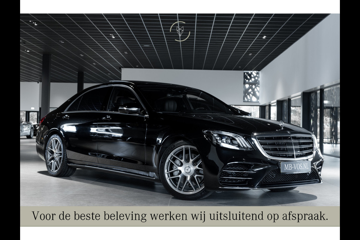 Mercedes-Benz S-Klasse 560 Lang 4-M AMG Exclusive|4*massage/koeling|20"|entertainment|standkachel|HUD|nachtzicht