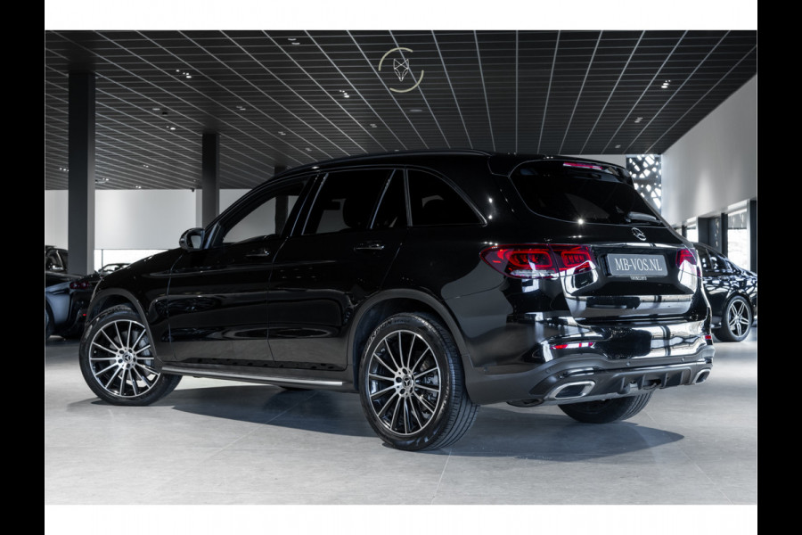 Mercedes-Benz GLC 200 4-M AMG Night|Panorama|20"|Trekhaak|MBUX|Spoorpakket|Sfeerverlichting|Treeplanken|New Service