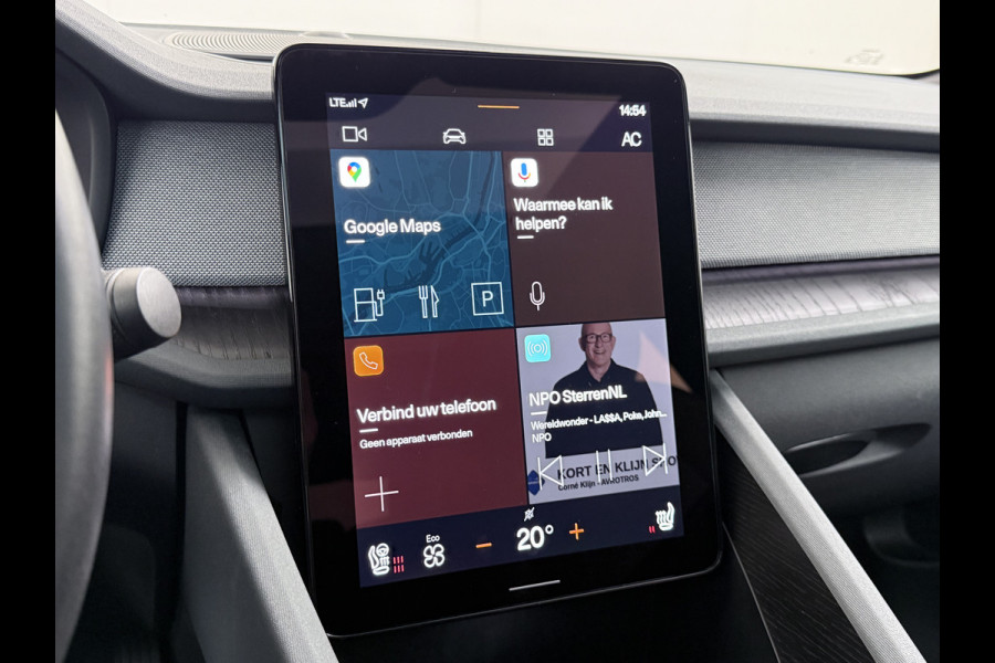 Polestar 2 AUT. 408 pk 0-100 4,7Sec AWD Long Range Dual Motor 78kWh Pano-Dak Electr.Stoelen+Geheugen+Verwarmd+Achterbank+Stuur Adaptive-Cru SOH 93% Verkeersbord detectie Regen-Lichtsensor Virtual-Cockpit Home-Link Bots waarschuwing Autonoom-Rem Lane Assist Keyless Connected 11KW AC laden tot 150kw DC Laden 4x4 1e Eigenaar Volledig Volvo_Polestar-Dealer Onderhouden Origineel Nederlandse Auto 1.500kg Trekvermogen 660Nm! € 60.000 nieuw!