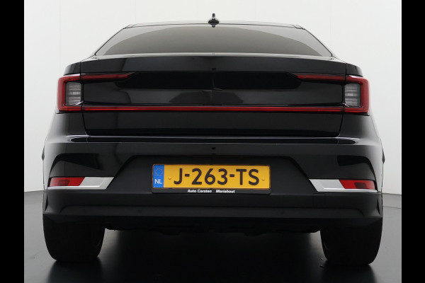 Polestar 2 AUT. 408 pk 0-100 4,7Sec AWD Long Range Dual Motor 78kWh Pano-Dak Electr.Stoelen+Geheugen+Verwarmd+Achterbank+Stuur Adaptive-Cru SOH 93% Verkeersbord detectie Regen-Lichtsensor Virtual-Cockpit Home-Link Bots waarschuwing Autonoom-Rem Lane Assist Keyless Connected 11KW AC laden tot 150kw DC Laden 4x4 1e Eigenaar Volledig Volvo_Polestar-Dealer Onderhouden Origineel Nederlandse Auto 1.500kg Trekvermogen 660Nm! € 60.000 nieuw!