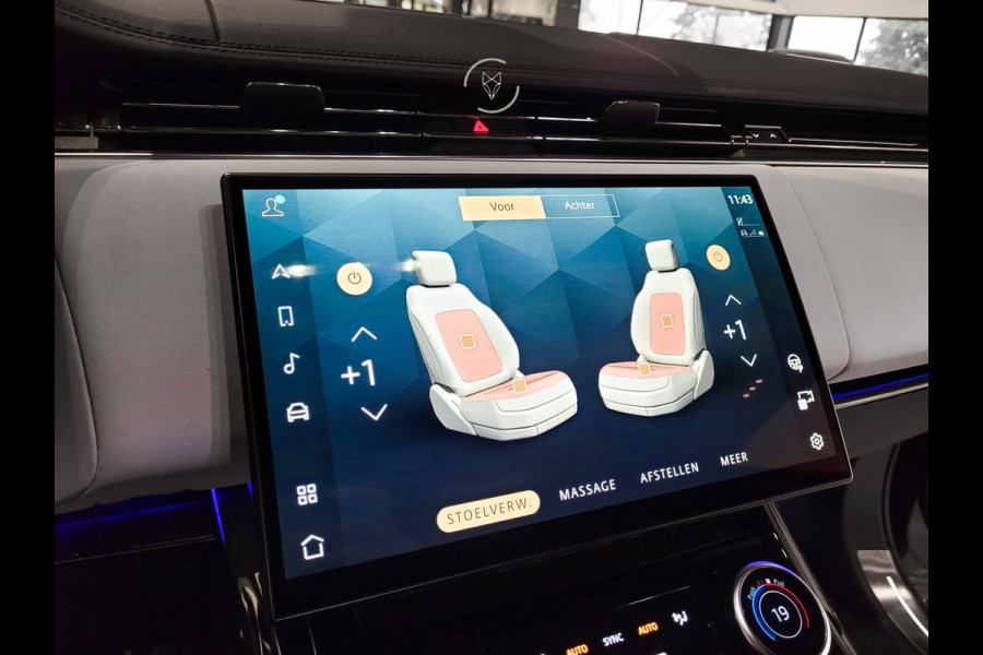 Land Rover Range Rover Sport 3.0 P510e First Edition Light Cloud leder|Forced Carbon|Massage|23"|Trekhaak|BTW