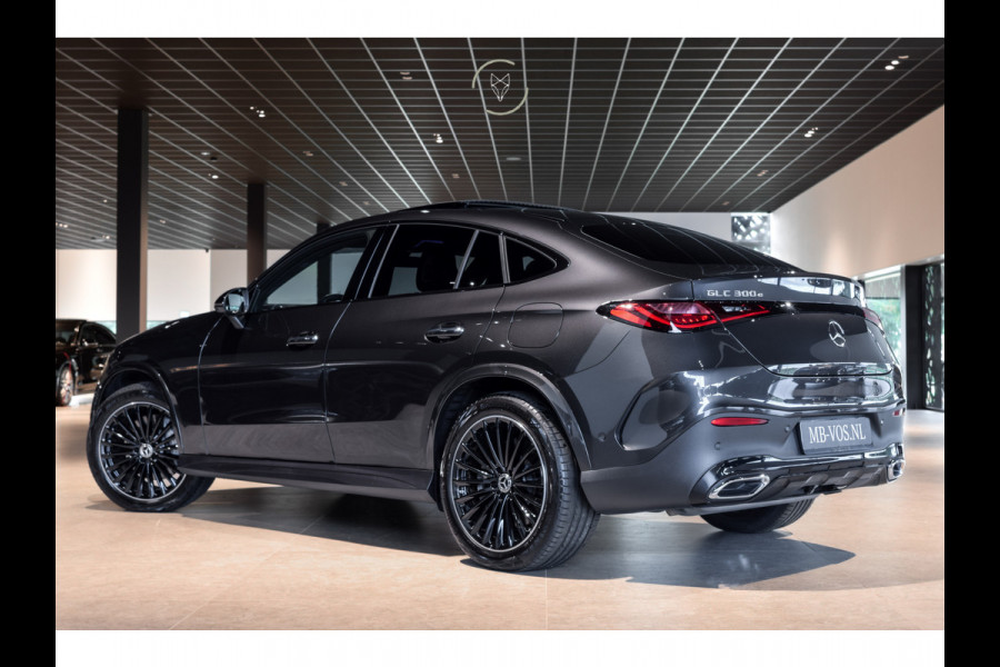 Mercedes-Benz GLC Coupé 300e 4-M AMG|Luchtvering|Achterassturing|ACC|Keyless|360|Mem|Burmester|Night|20"|Night|Trekhaak|Premium Plus