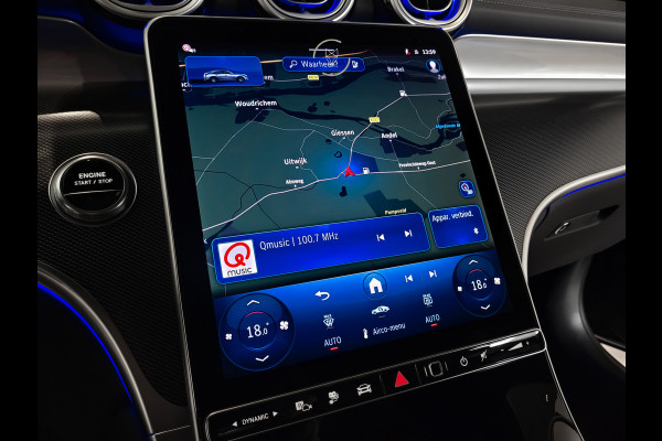 Mercedes-Benz GLC Coupé 300e 4-M AMG|Luchtvering|Achterassturing|ACC|Keyless|360|Mem|Burmester|Night|20"|Night|Trekhaak|Premium Plus