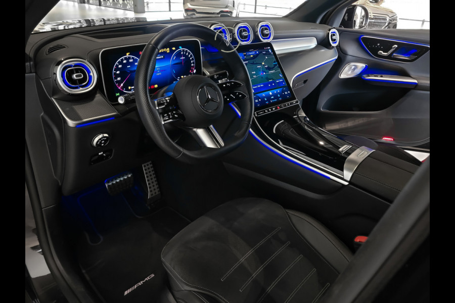 Mercedes-Benz GLC Coupé 300e 4-M AMG|Luchtvering|Achterassturing|ACC|Keyless|360|Mem|Burmester|Night|20"|Night|Trekhaak|Premium Plus