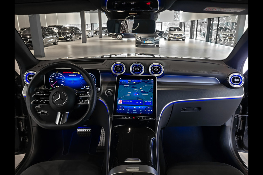 Mercedes-Benz GLC Coupé 300e 4-M AMG|Luchtvering|Achterassturing|ACC|Keyless|360|Mem|Burmester|Night|20"|Night|Trekhaak|Premium Plus