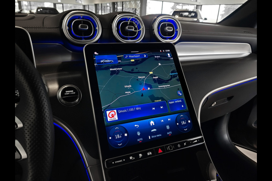 Mercedes-Benz GLC Coupé 300e 4-M AMG|Luchtvering|Achterassturing|ACC|Keyless|360|Mem|Burmester|Night|20"|Night|Trekhaak|Premium Plus