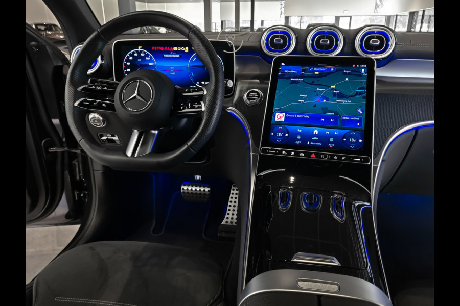 Mercedes-Benz GLC Coupé 300e 4-M AMG|Luchtvering|Achterassturing|ACC|Keyless|360|Mem|Burmester|Night|20"|Night|Trekhaak|Premium Plus