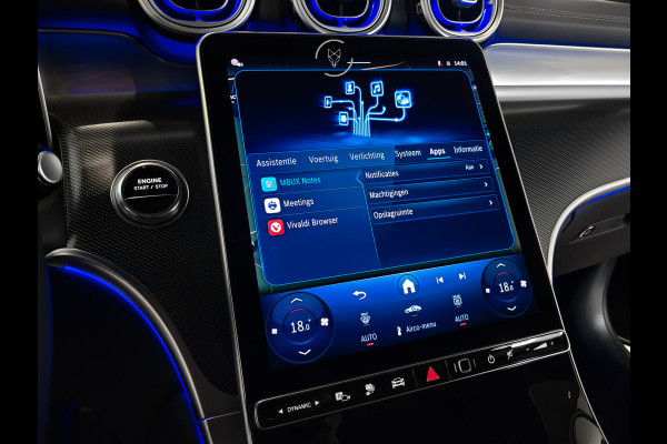 Mercedes-Benz GLC Coupé 300e 4-M AMG|Luchtvering|Achterassturing|ACC|Keyless|360|Mem|Burmester|Night|20"|Night|Trekhaak|Premium Plus