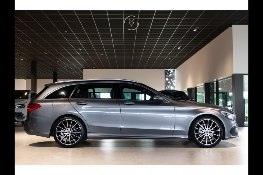 Mercedes-Benz C-Klasse Estate 180 AMG Sport Edition BTW|Leder|Sfeerverlichting|Aut-kofferklep|LED|19"|New Service/APK