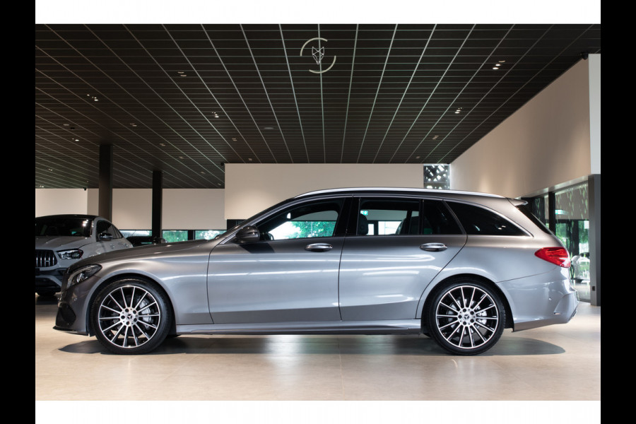 Mercedes-Benz C-Klasse Estate 180 AMG Sport Edition BTW|Leder|Sfeerverlichting|Aut-kofferklep|LED|19"|New Service/APK