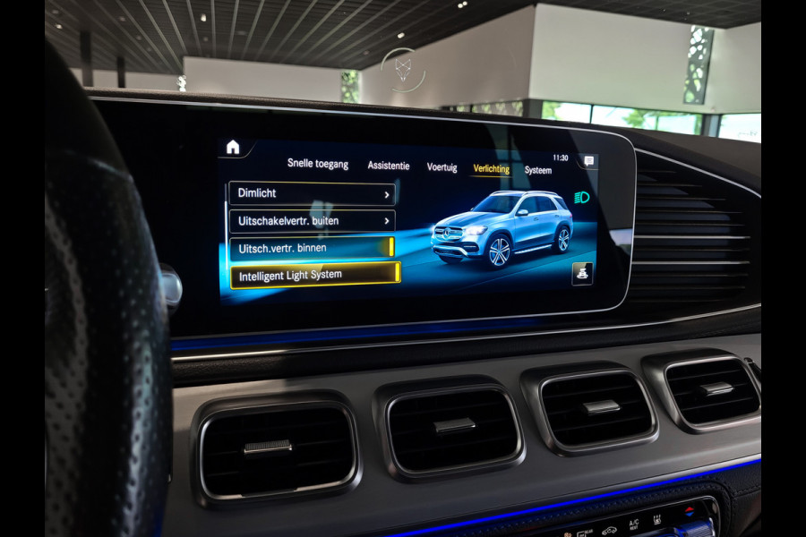 Mercedes-Benz GLE 400 d 4-M AMG Night|Luchtvering|Panorama|HUD|Standkachel|Burmester|Trekhaak|22"