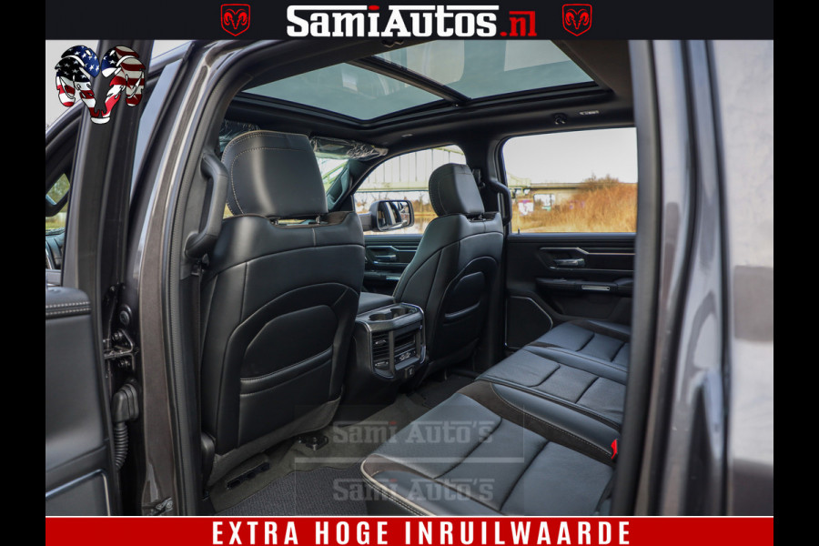 Dodge Ram 1500 Laramie Sport 5.7 V8 HEMI 402PK 4x4 | Panorama dak | 12' Scherm |Granite Crystal Metallic | Crew Cab | 5 Persoons | Dubbele Cabine | DC | VOORRAAD NR 2524 - 41249 |