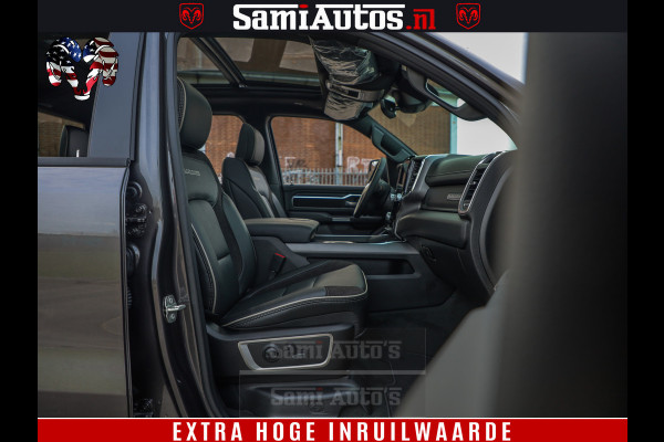 Dodge Ram 1500 Laramie Sport 5.7 V8 HEMI 402PK 4x4 | Panorama dak | 12' Scherm |Granite Crystal Metallic | Crew Cab | 5 Persoons | Dubbele Cabine | DC | VOORRAAD NR 2524 - 41249 |