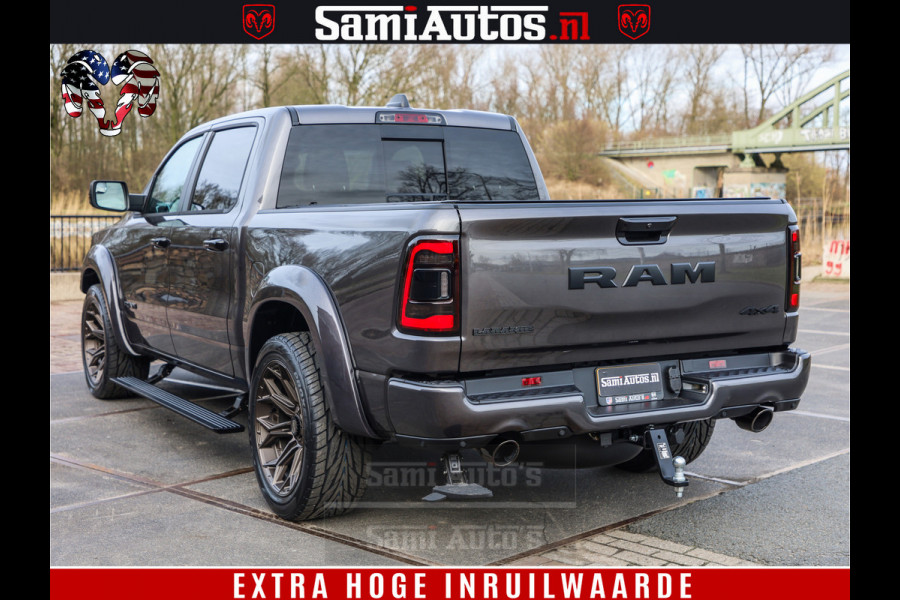 Dodge Ram 1500 Laramie Sport 5.7 V8 HEMI 402PK 4x4 | Panorama dak | 12' Scherm |Granite Crystal Metallic | Crew Cab | 5 Persoons | Dubbele Cabine | DC | VOORRAAD NR 2524 - 41249 |