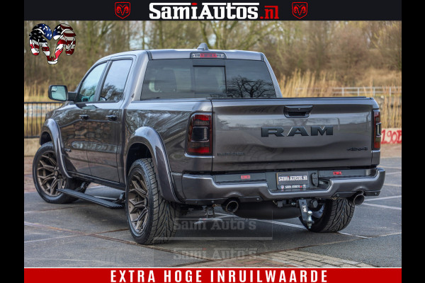 Dodge Ram 1500 Laramie Sport 5.7 V8 HEMI 402PK 4x4 | Panorama dak | 12' Scherm |Granite Crystal Metallic | Crew Cab | 5 Persoons | Dubbele Cabine | DC | VOORRAAD NR 2524 - 41249 |