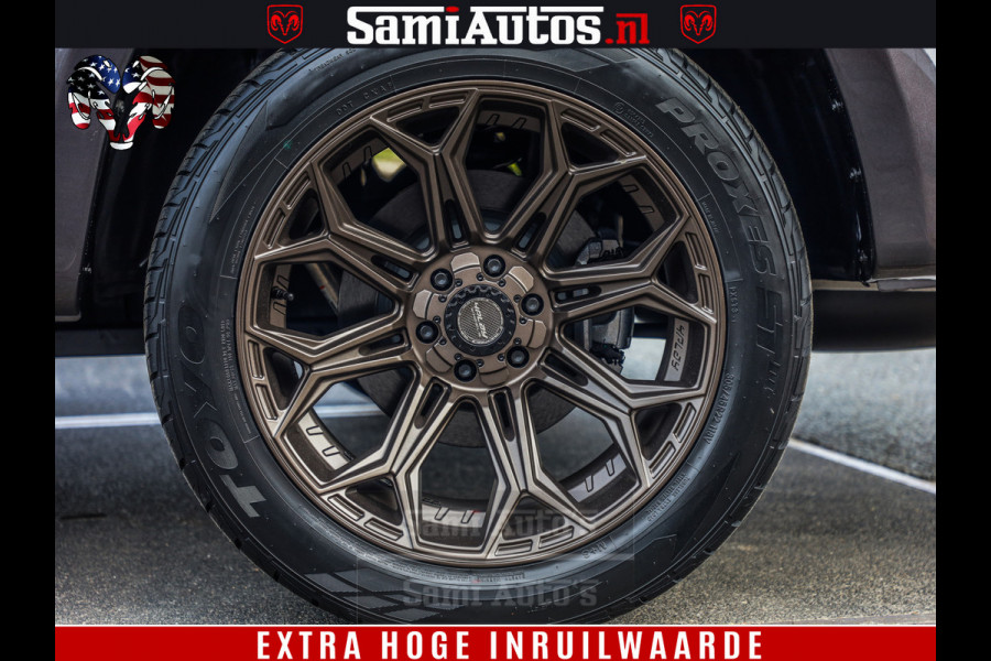 Dodge Ram 1500 Laramie Sport 5.7 V8 HEMI 402PK 4x4 | Panorama dak | 12' Scherm |Granite Crystal Metallic | Crew Cab | 5 Persoons | Dubbele Cabine | DC | VOORRAAD NR 2524 - 41249 |