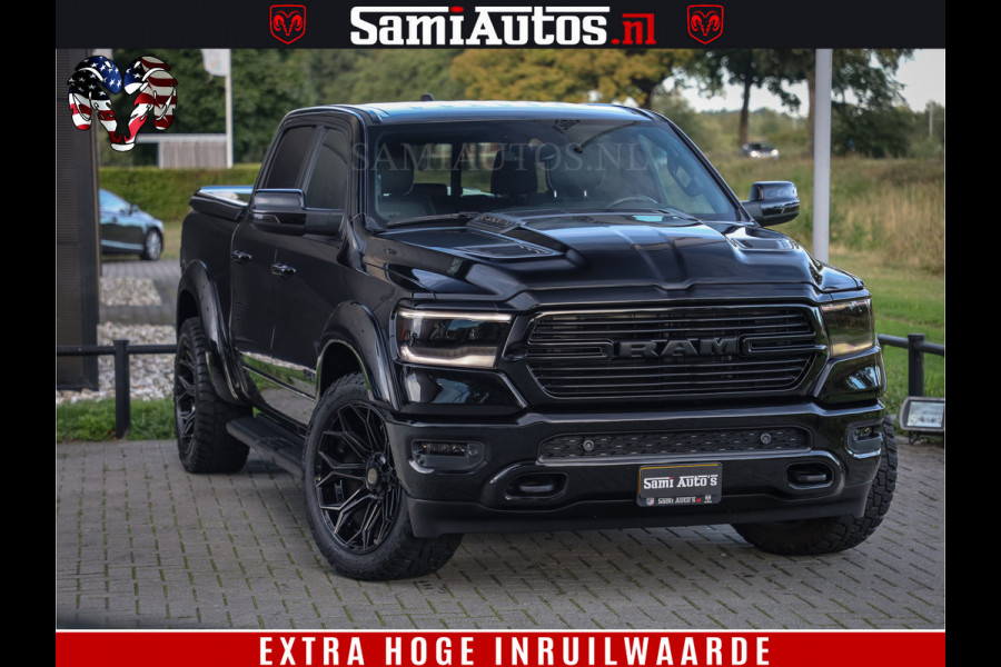Dodge Ram 1500 Laramie Hemi 5.7 V8 4x4 Crew Cab DC | Panorama Dak | 12' Grootscherm | Comfortabele Dubbele Cabine met Royale 5 Zitplaatsen | Voorraad Nr 2521-41242