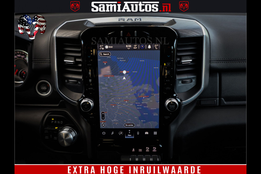 Dodge Ram 1500 Laramie Hemi 5.7 V8 4x4 Crew Cab DC | Panorama Dak | 12' Grootscherm | Comfortabele Dubbele Cabine met Royale 5 Zitplaatsen | Voorraad Nr 2521-41242