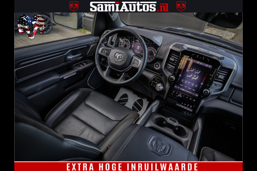 Dodge Ram 1500 Laramie Hemi 5.7 V8 4x4 Crew Cab DC | Panorama Dak | 12' Grootscherm | Comfortabele Dubbele Cabine met Royale 5 Zitplaatsen | Voorraad Nr 2521-41242