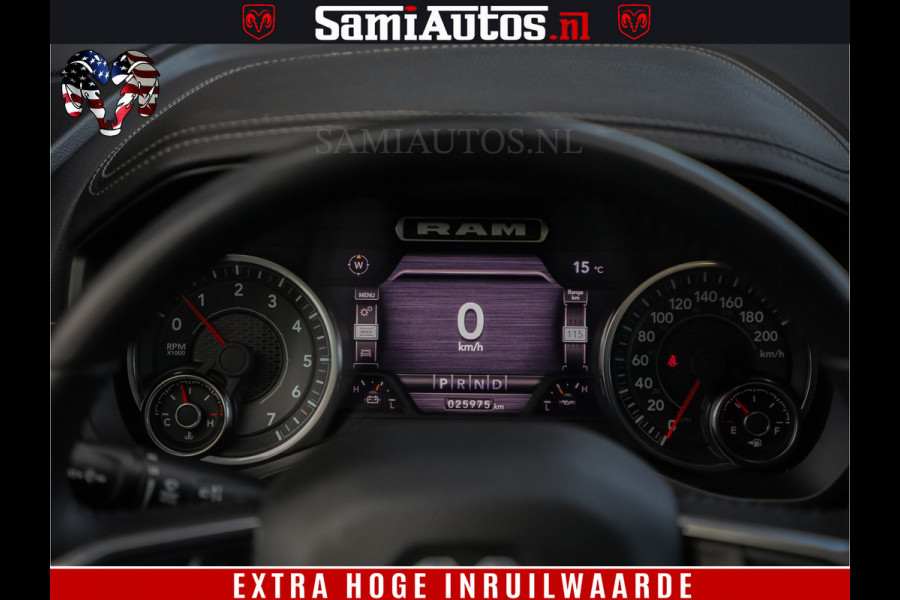 Dodge Ram 1500 Laramie Hemi 5.7 V8 4x4 Crew Cab DC | Panorama Dak | 12' Grootscherm | Comfortabele Dubbele Cabine met Royale 5 Zitplaatsen | Voorraad Nr 2521-41242