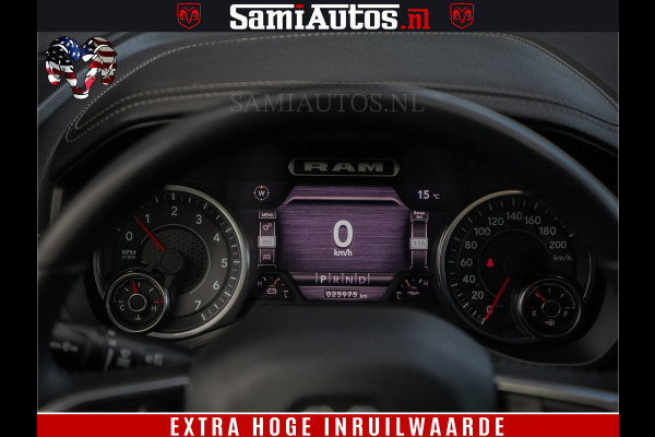 Dodge Ram 1500 Laramie Hemi 5.7 V8 4x4 Crew Cab DC | Panorama Dak | 12' Grootscherm | Comfortabele Dubbele Cabine met Royale 5 Zitplaatsen | Voorraad Nr 2521-41242