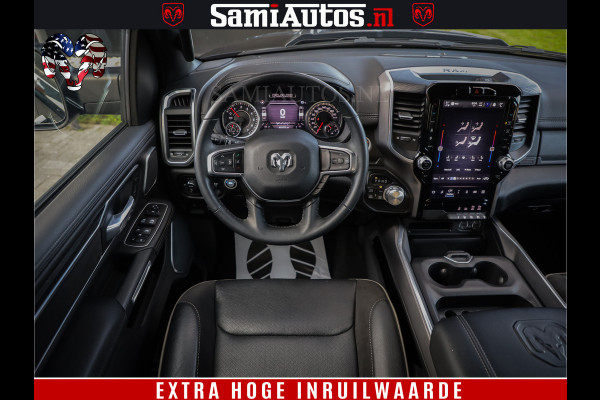 Dodge Ram 1500 Laramie Hemi 5.7 V8 4x4 Crew Cab DC | Panorama Dak | 12' Grootscherm | Comfortabele Dubbele Cabine met Royale 5 Zitplaatsen | Voorraad Nr 2521-41242