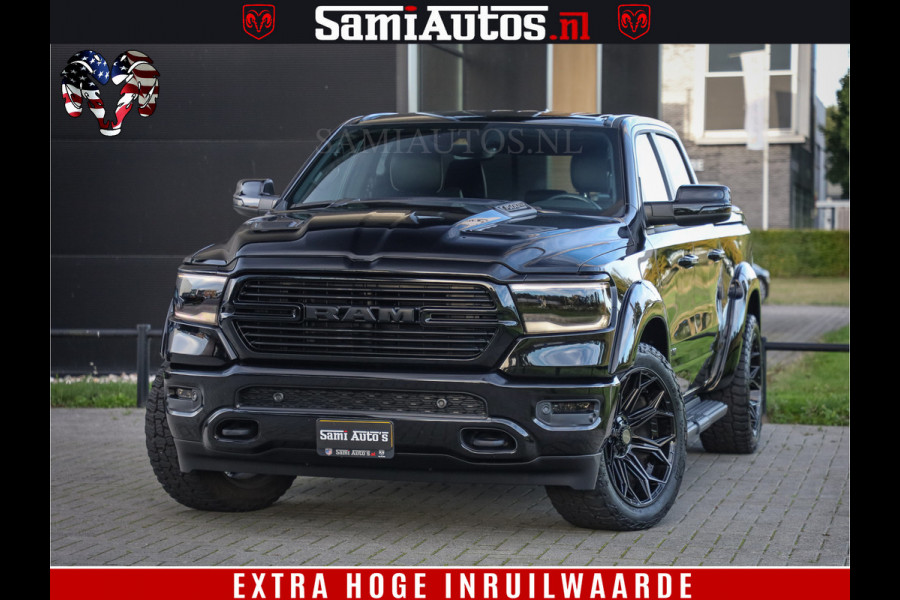 Dodge Ram 1500 Laramie Hemi 5.7 V8 4x4 Crew Cab DC | Panorama Dak | 12' Grootscherm | Comfortabele Dubbele Cabine met Royale 5 Zitplaatsen | Voorraad Nr 2521-41242